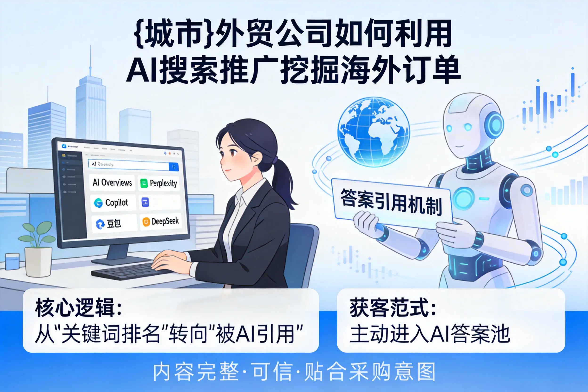 亳州外贸公司如何利用AI搜索推广挖掘海外订单