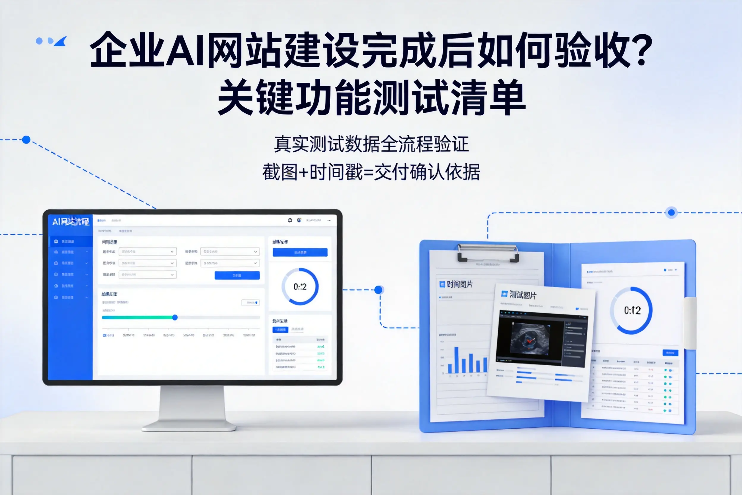 亳州企业AI网站建设完成后如何验收？关键功能测试清单