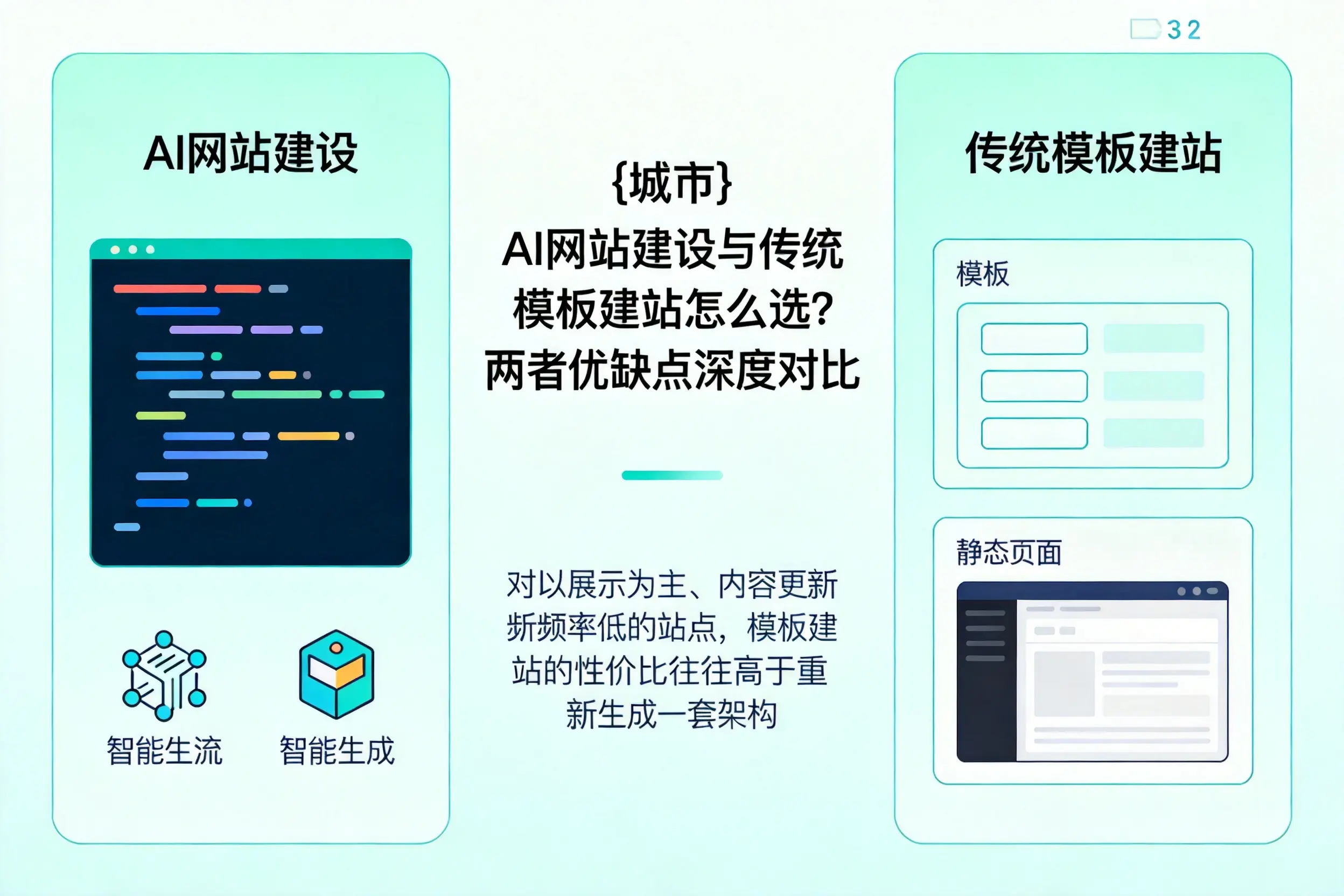 亳州AI网站建设与传统模板建站怎么选？两者优缺点深度对比