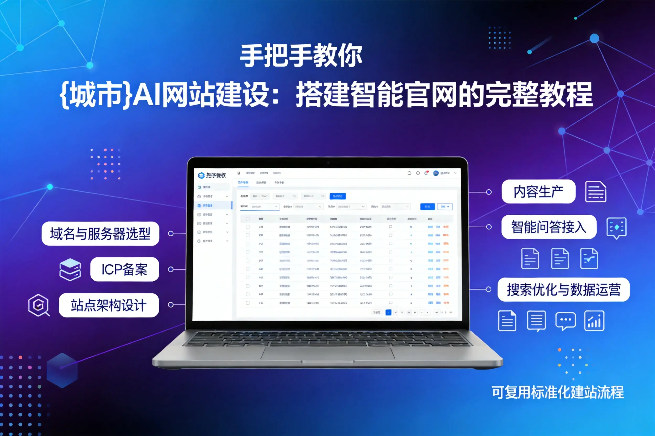 手把手教你亳州AI网站建设：搭建智能官网的完整教程