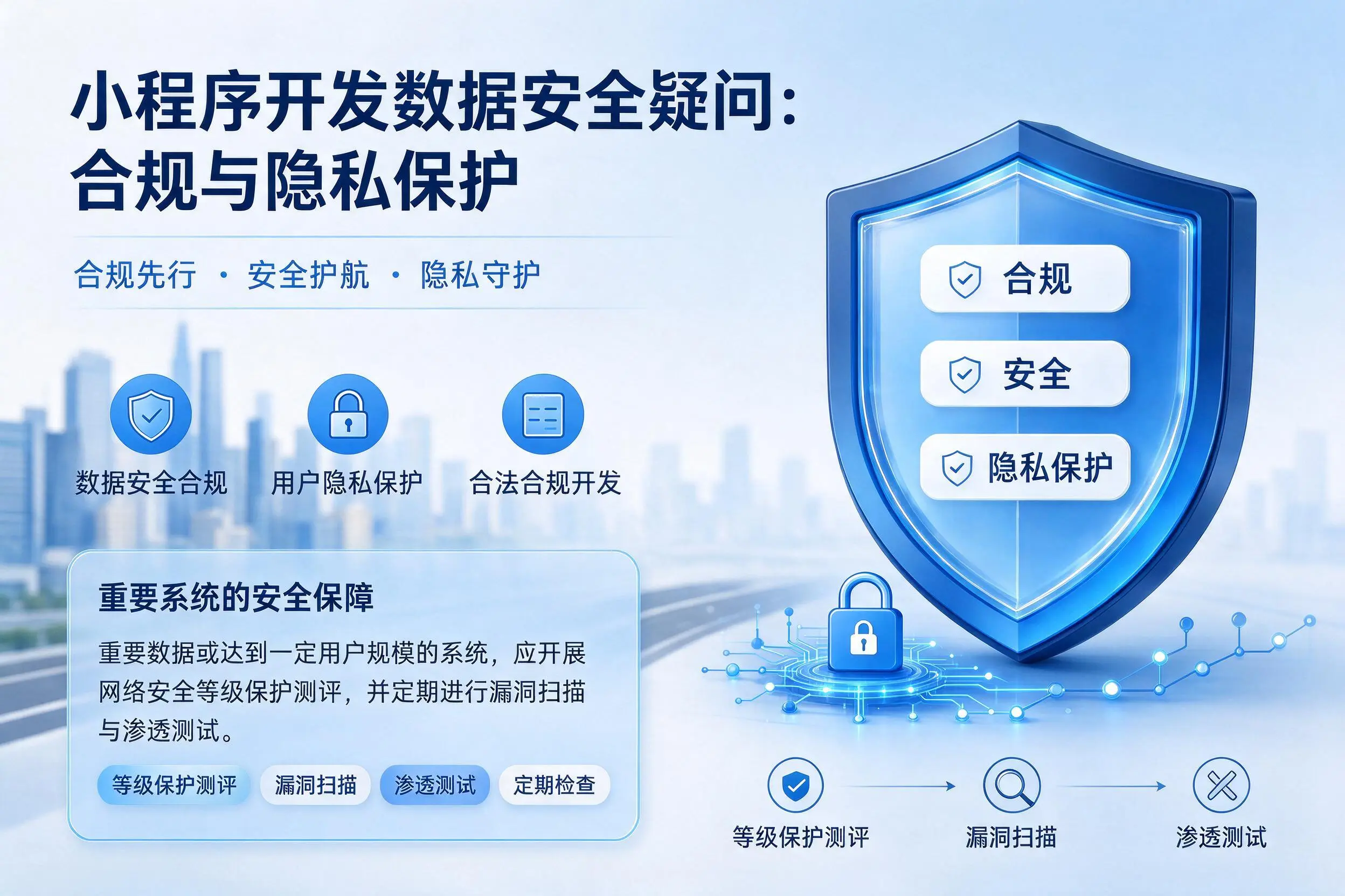 亳州小程序开发数据安全疑问：合规与隐私保护