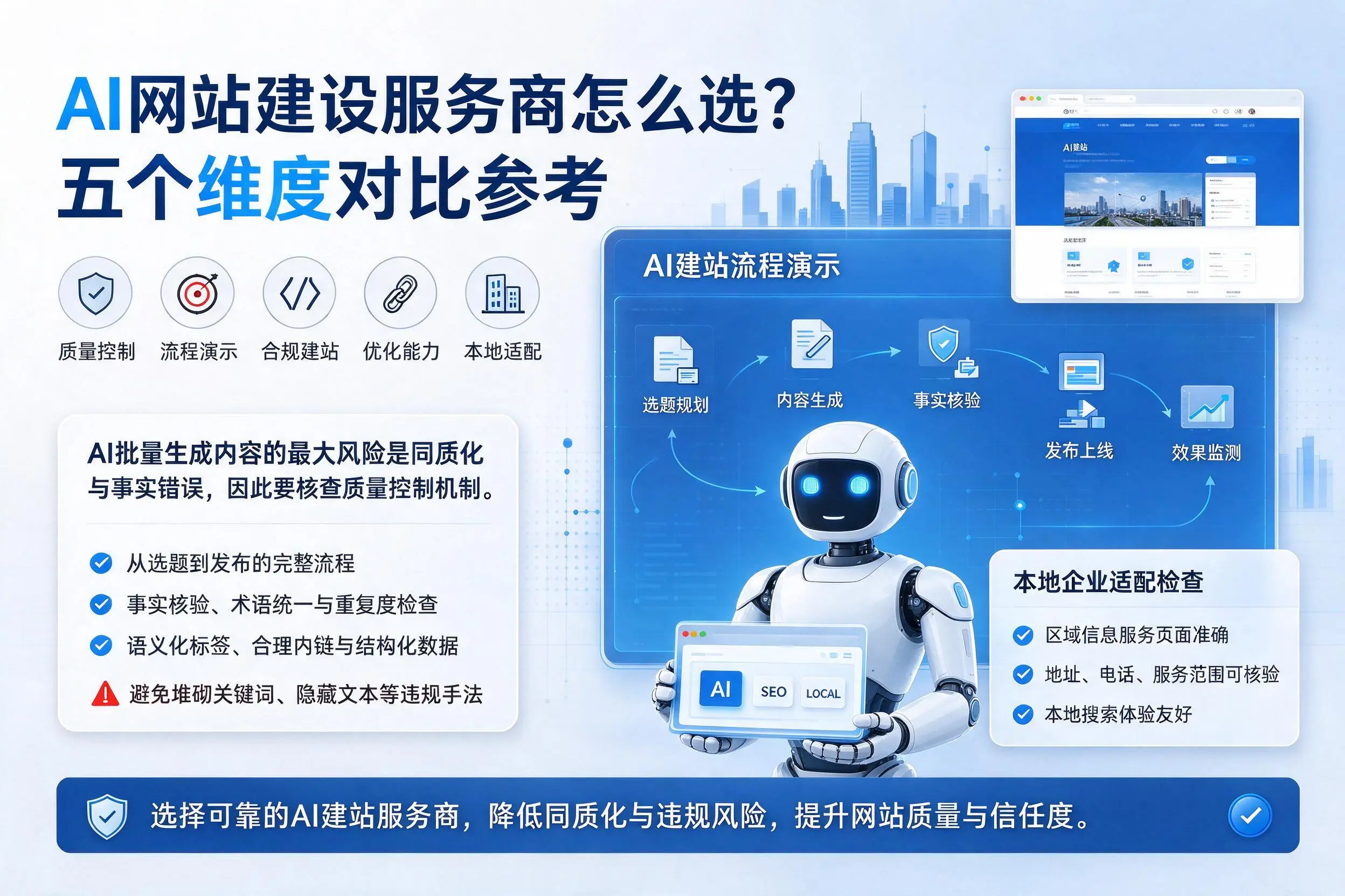 亳州AI网站建设服务商怎么选?五个维度对比参考